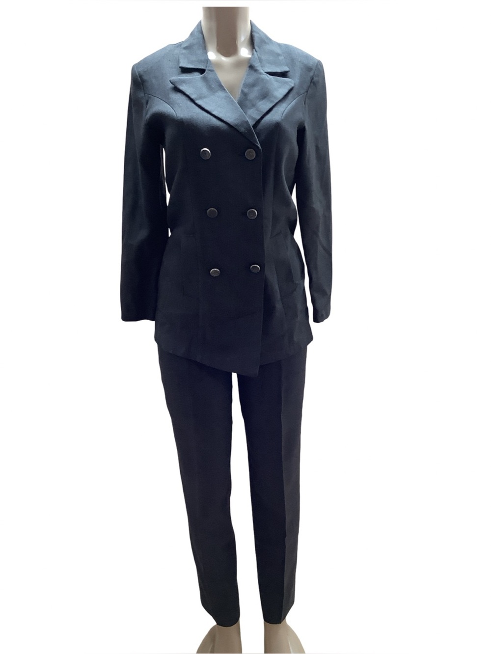 For You One Vintage Size 9 Women’s 2pc Pant Suit W/Shoulder Pads